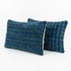 Set of 2 vintage Turkish cushion covers 41x58 cm