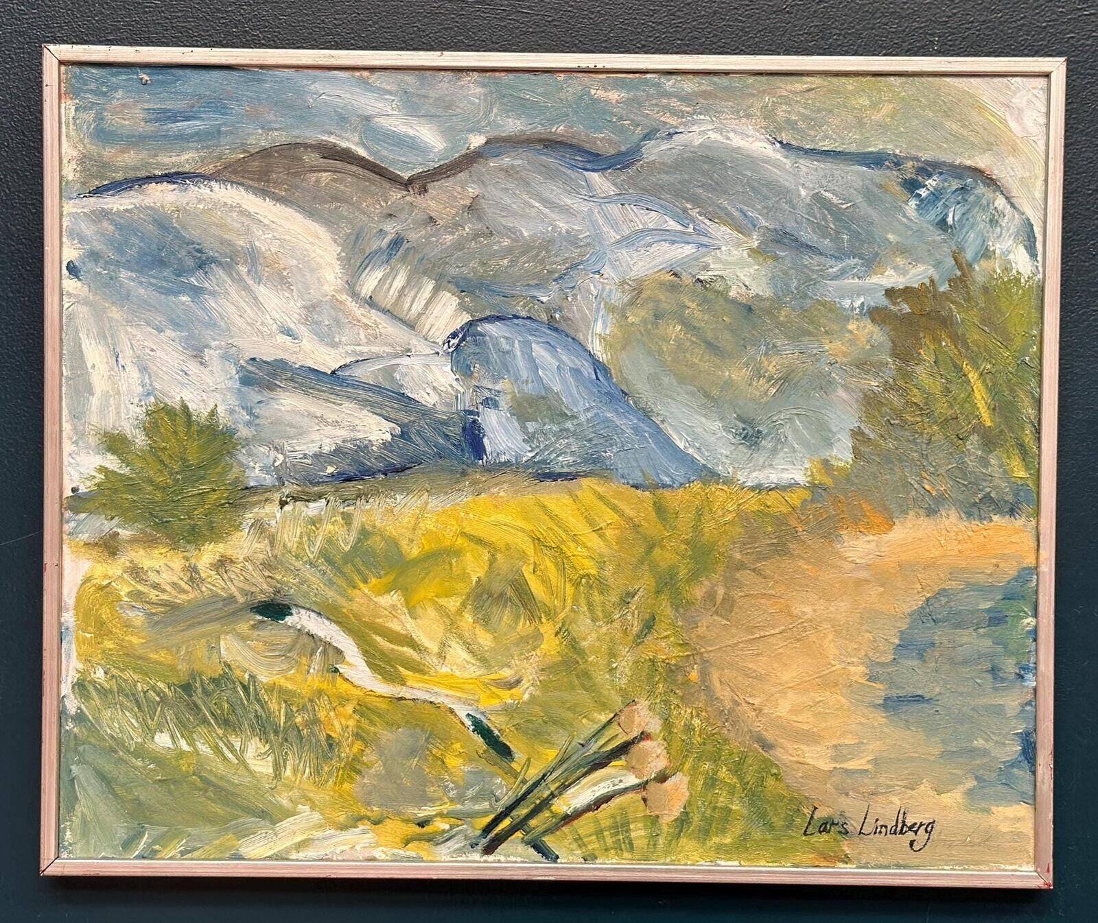 Original Scandinavian Oil On Canvas – “Valleys” By Lars Lindberg