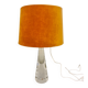 Mid-century crystal glass table lamp by Vicke Lindstrand Kosta, Sweden.