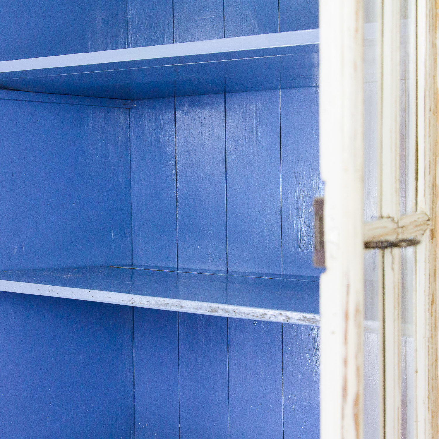 Antique cupboard vitrine