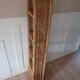 Rattan shelf vintage peacock style
