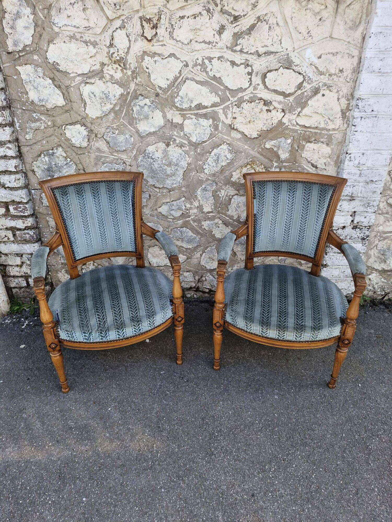 Pair of armchairs