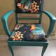 Paire de fauteuils vintage relookés
