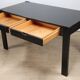 Vintage Simat edition desk in blackened wood, 1980
