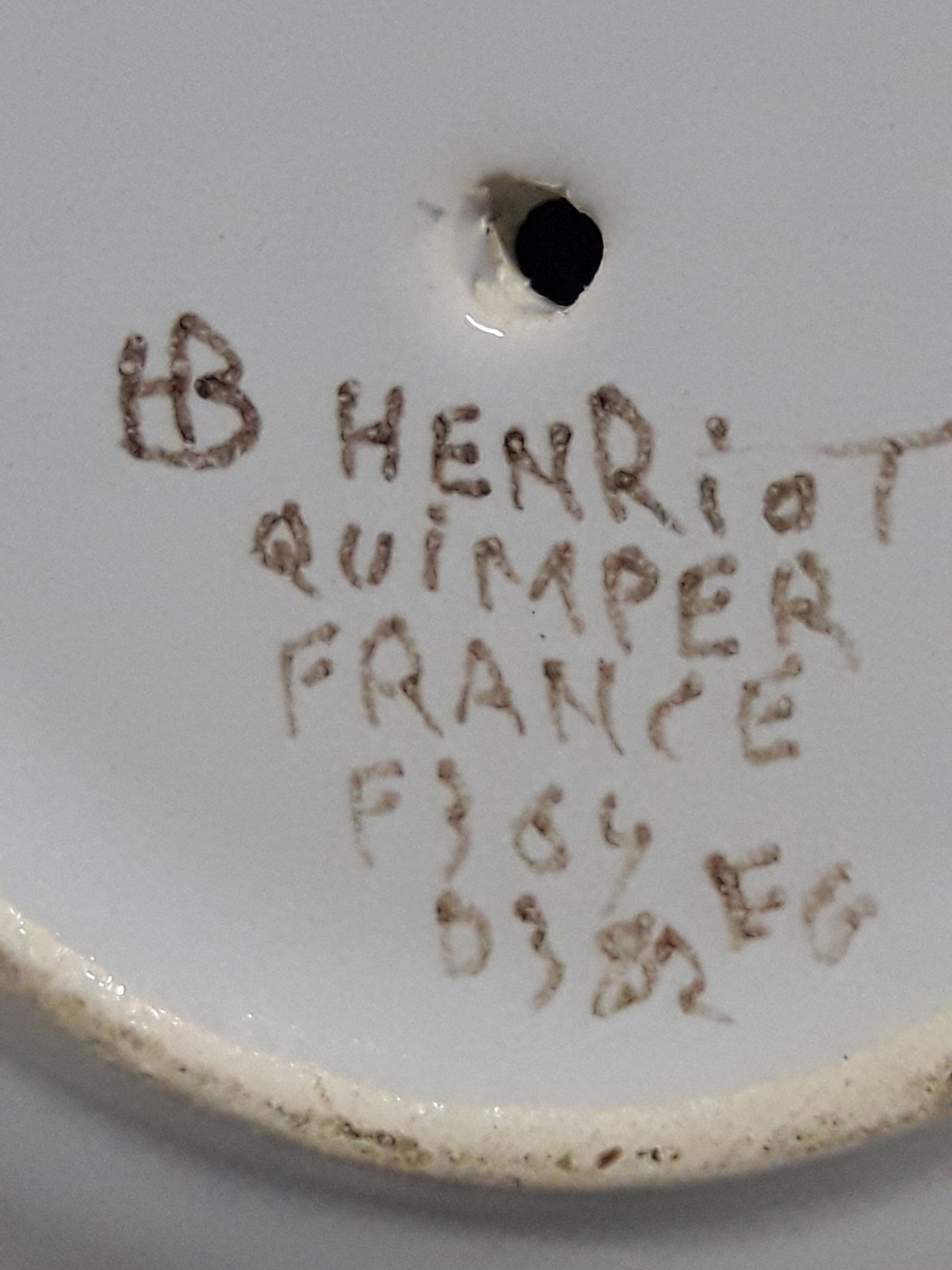 Bloat signed HB Henriot Quimper