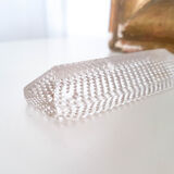 Lot of 6 bubbled glass knife holders