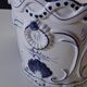 Very nice blue ceramic pot in good condition.