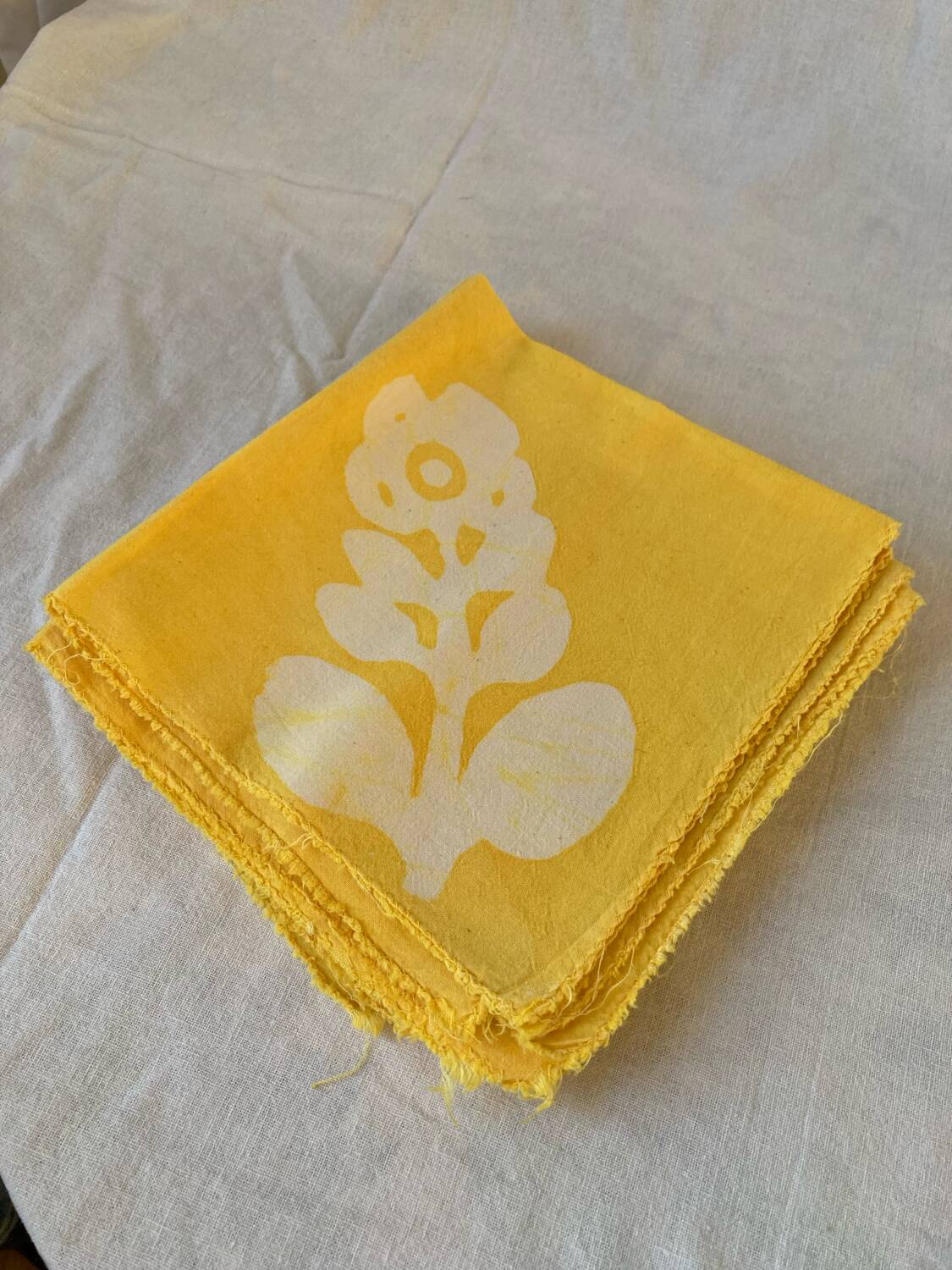Yellow napkin
