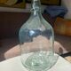 Transparent glass bottle