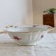 Vintage salad bowl in Limoges porcelain by Ahrenfeld – Pink floral decoration