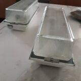 Paire appliques rectangle industrielle