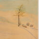 Winter scenery, Aquarelle on Paper, 51 x 40 cm