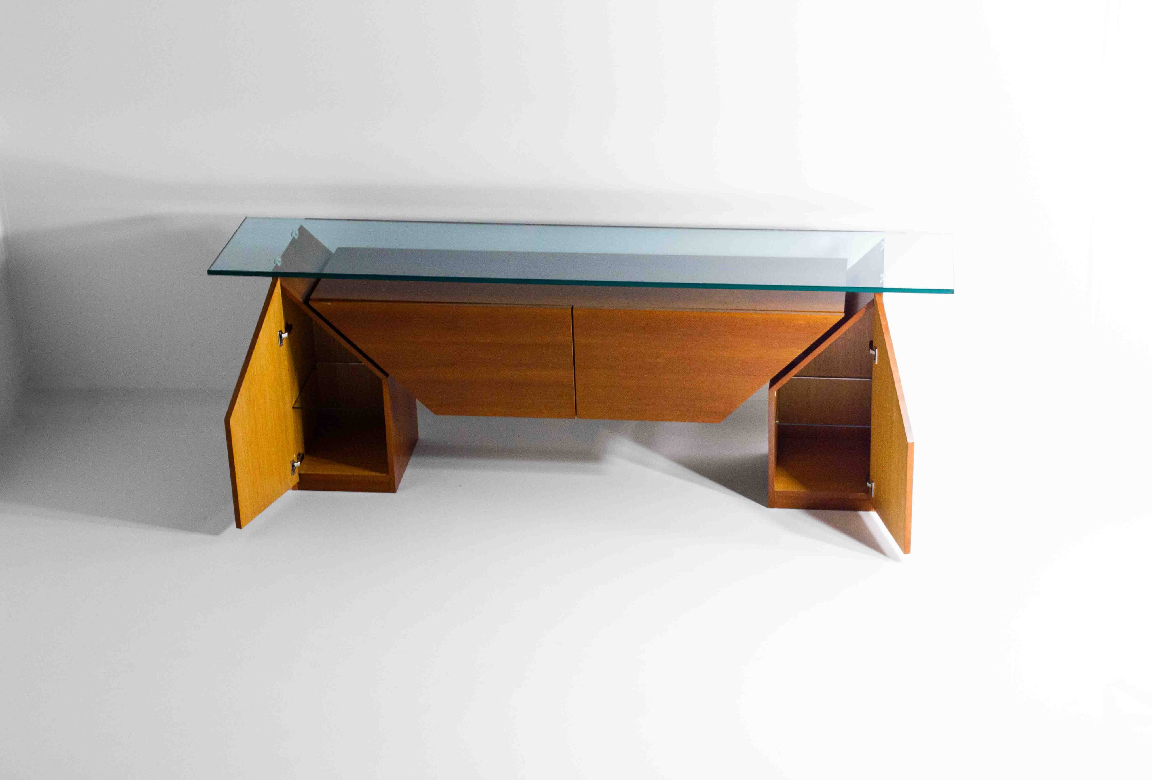 Postmodern "Brooklyn" sideboard by Luigi Gorgoni for Roche Bobois, 1980s