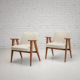 Fauteuils Chierowski 366 vintage restaurés, style moderne du milieu du siècle, lot de 2
