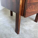 Bureau et sa chaise scandinave palissandre