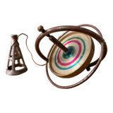 Old gyroscope spinning top