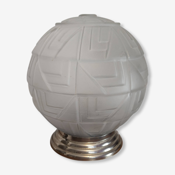 Art deco ball lamp