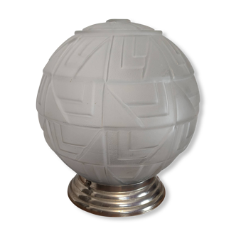 Lampe boule Art Déco