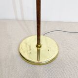 Arturo Pani Floor Lamp 1970s Brass Verdigris Vintage Palm Tree Hollywood Regency