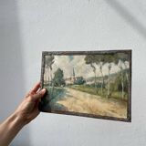 Petit tableau impressionniste paysage