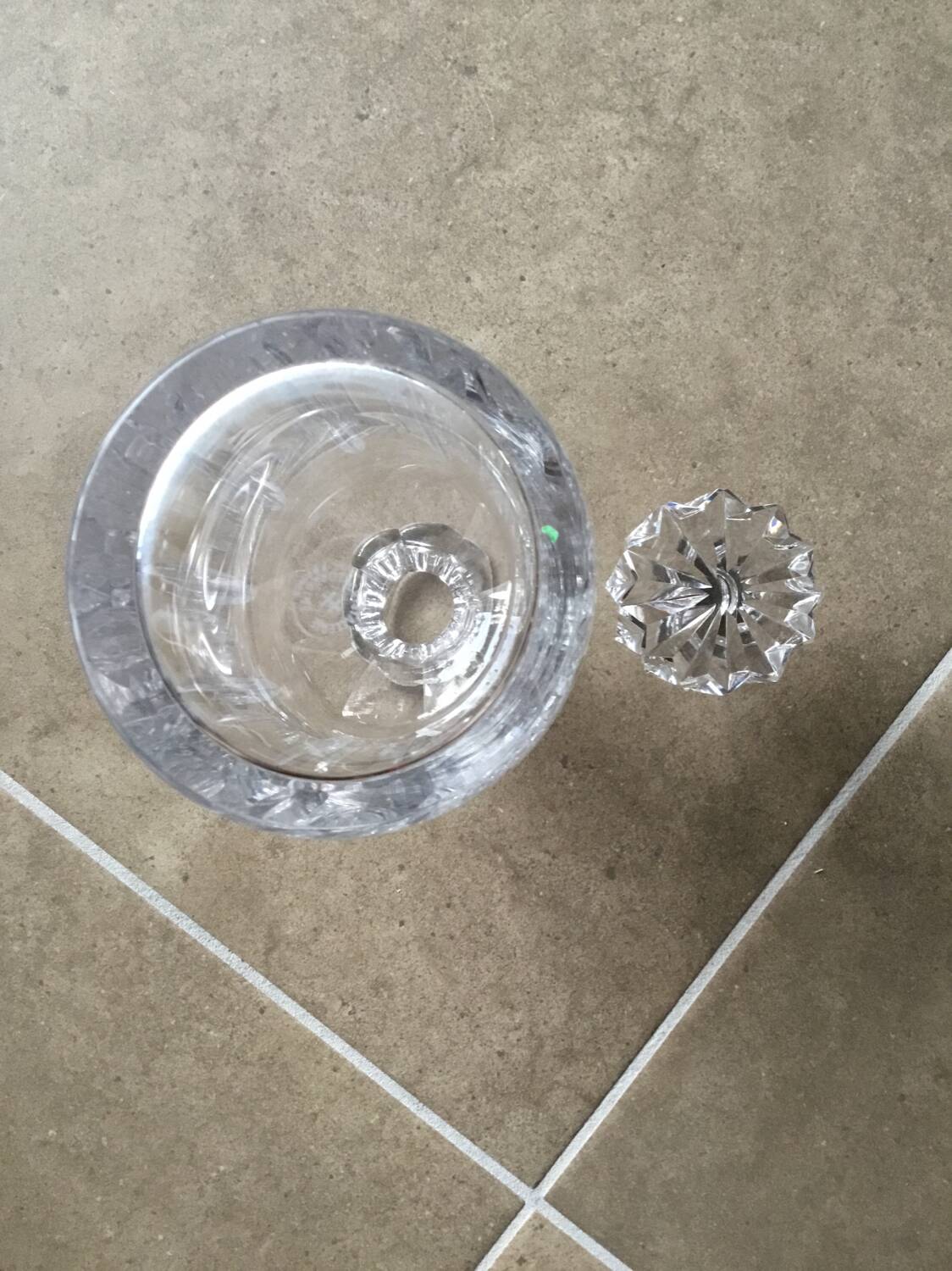 Lorraine crystal carafe