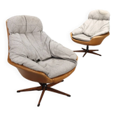 Vintage design armchairs by Henry Walter Klein, Denmark, 1970s.