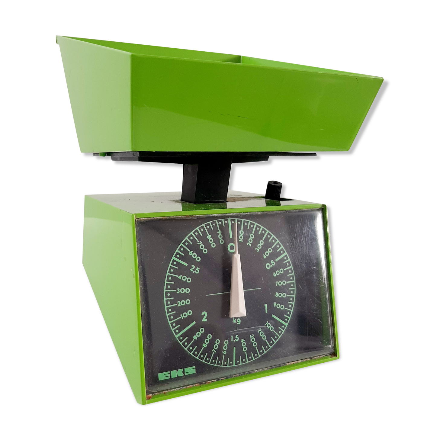 Balance de cuisine vintage verte EKS