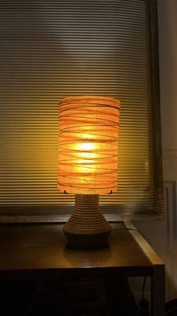 Lampe vintage en céramique Accolay