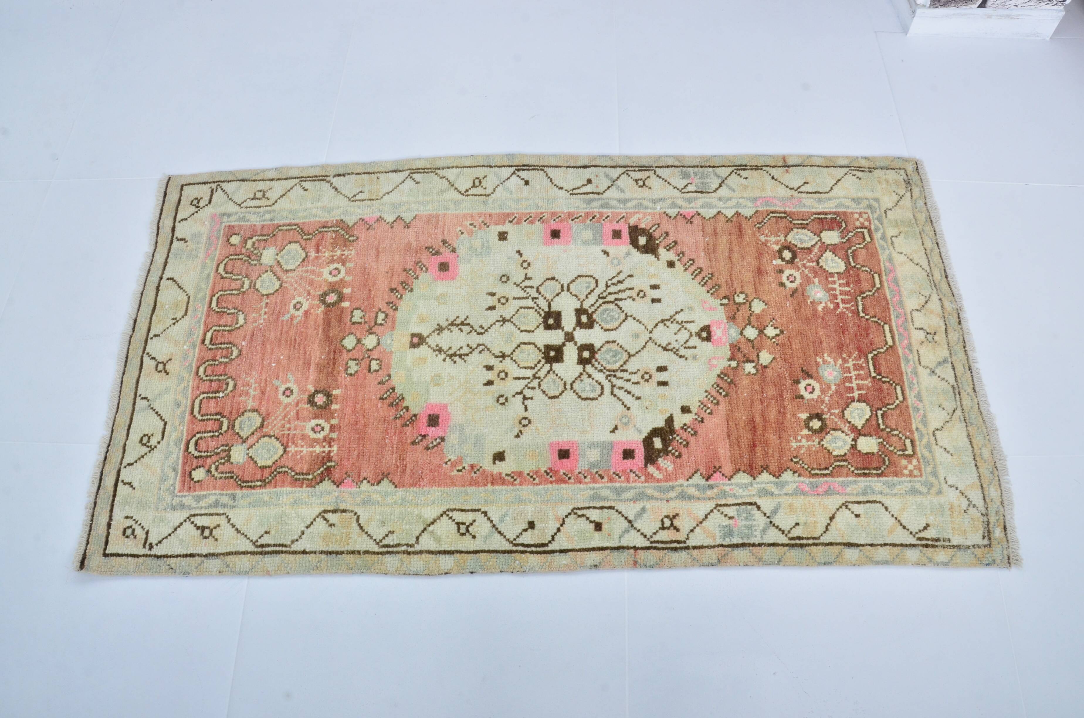 Turkish Oushak handmade rug sku 3555