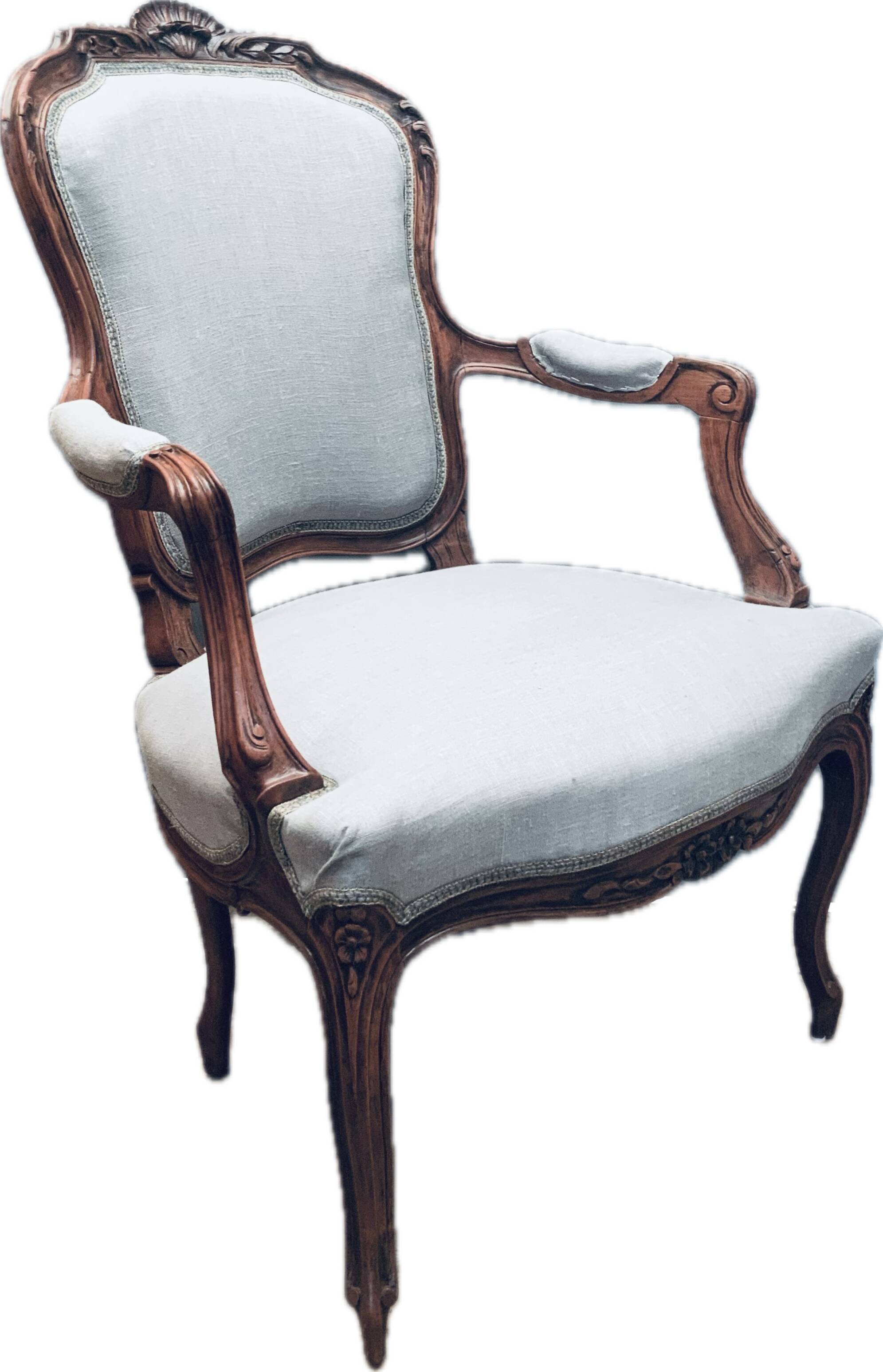 Antique 19th century armchair Louis XVI style