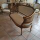 Salon Louis XV three pieces in golden wood
