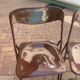 2 designer chairs from the 70s, Italy