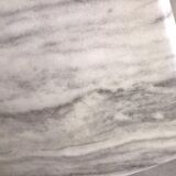 Vintage coffee table in white marble 70s