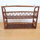 Vintage rattan shelf