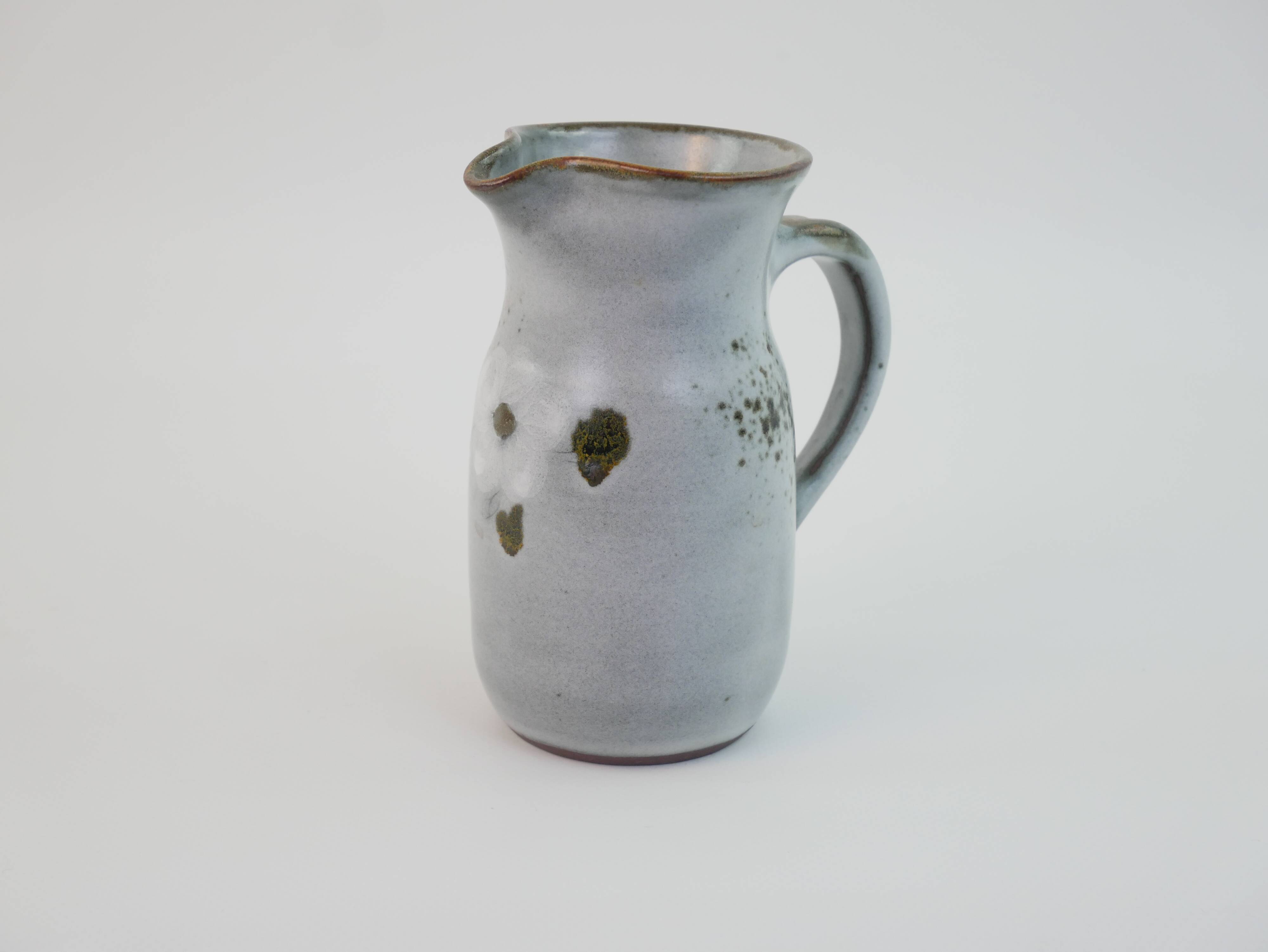 Small pitcher Milk jug Ceramic jug Atelier Thierry and Chantal Robert