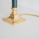A set of two column lamps in hollywood regency style