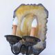 Pair of Dutch Sconces Repusse Brass Two Light Wall Moun