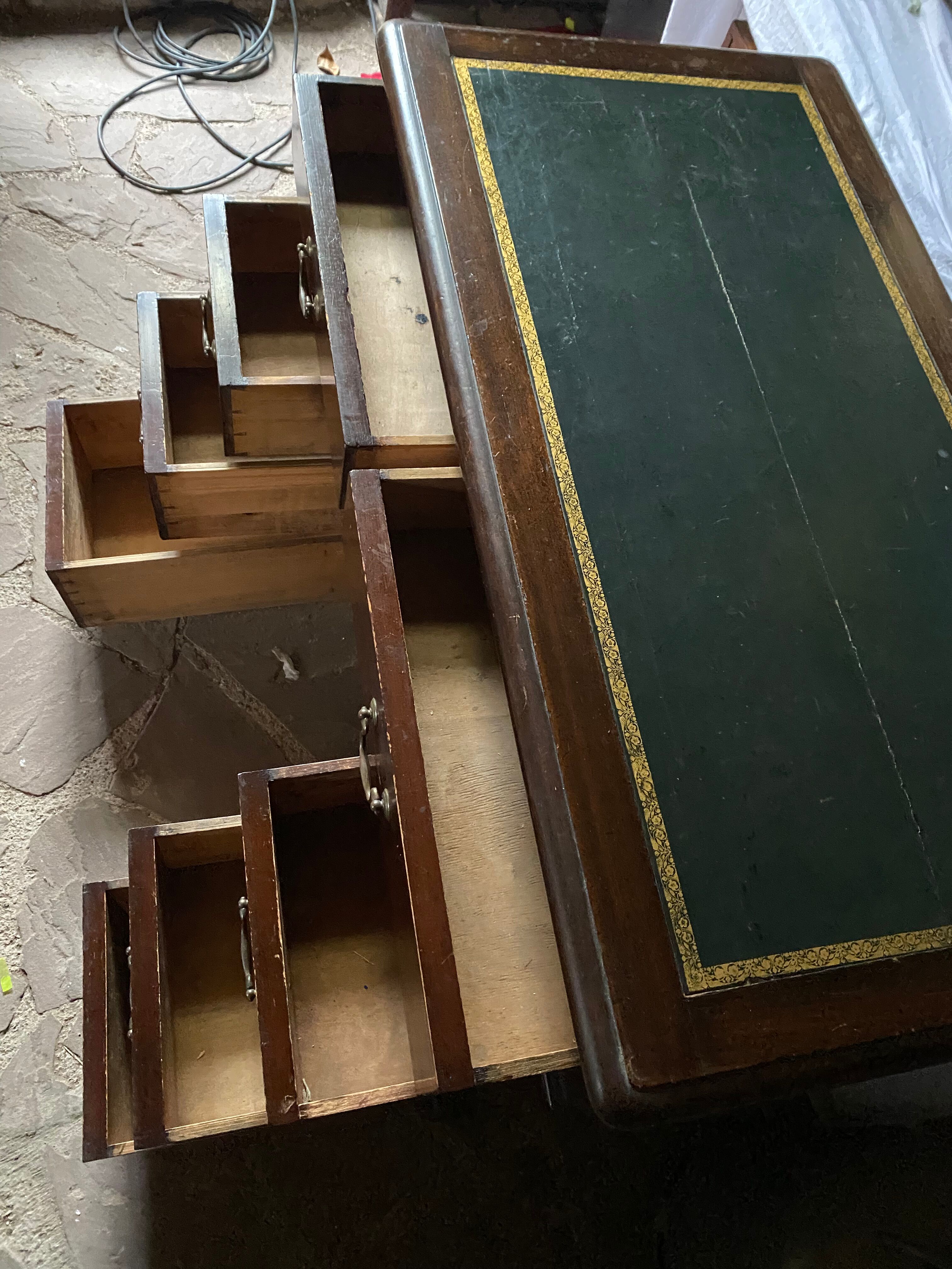 Old English desktop/console early XX