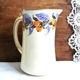 Vintage jug, ceramic toilet jug, pitcher, bathroom decor.