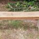 Old country bench