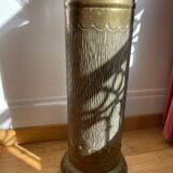 Gold metal umbrella stand