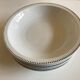 Set of 6 plates cap mid century neo classic Scandinavian 1960