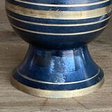 2 vases en laiton gravé