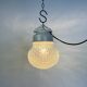 Vintage White Porcelain Pendant Light, 1970s
