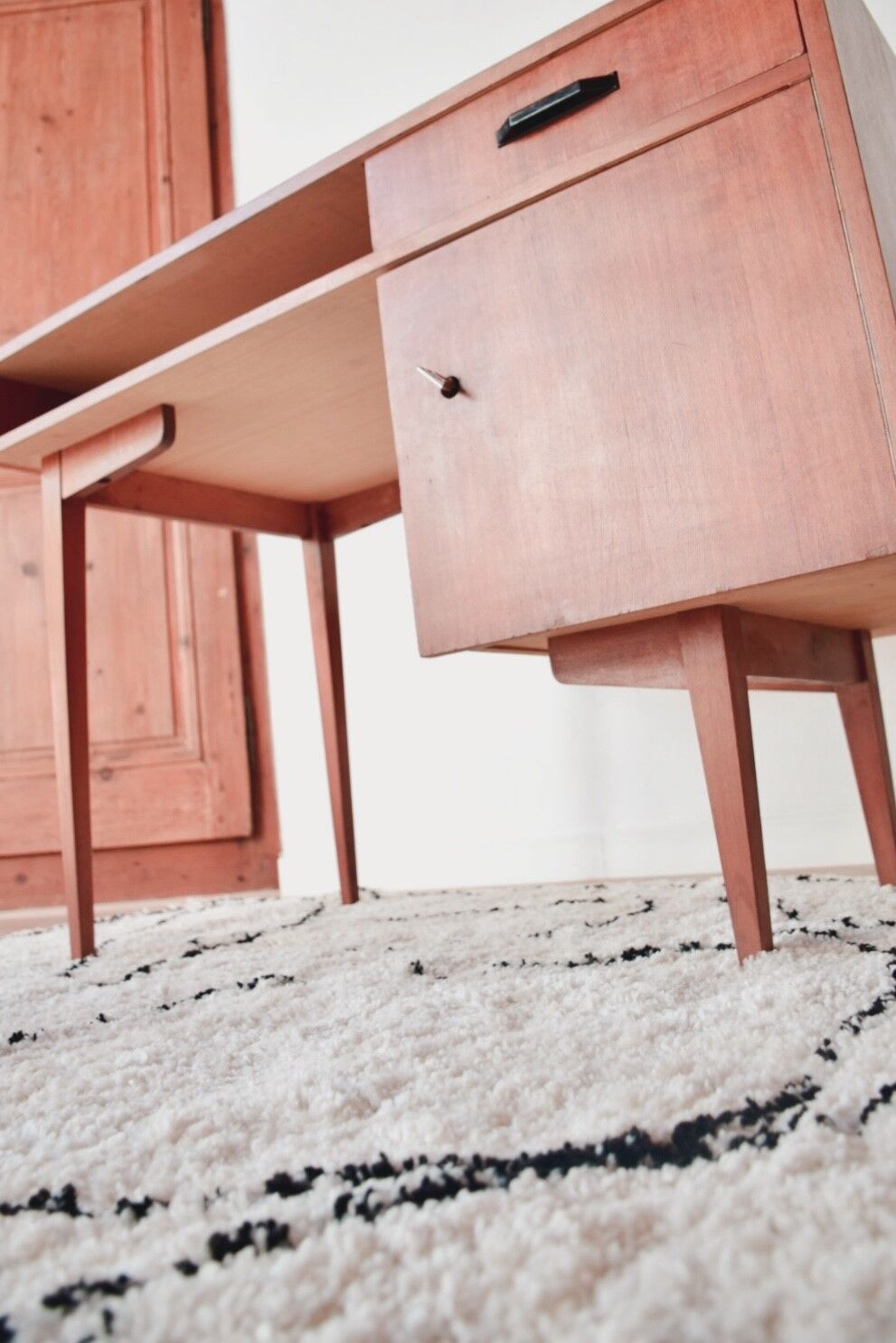 Bureau scandinave en teck années 50 / 60