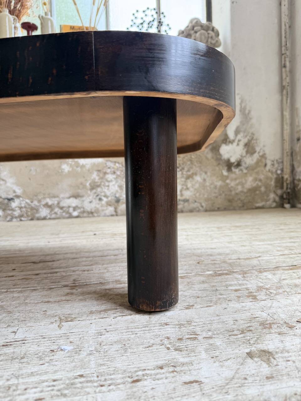 Capron “herbarium” oval coffee table