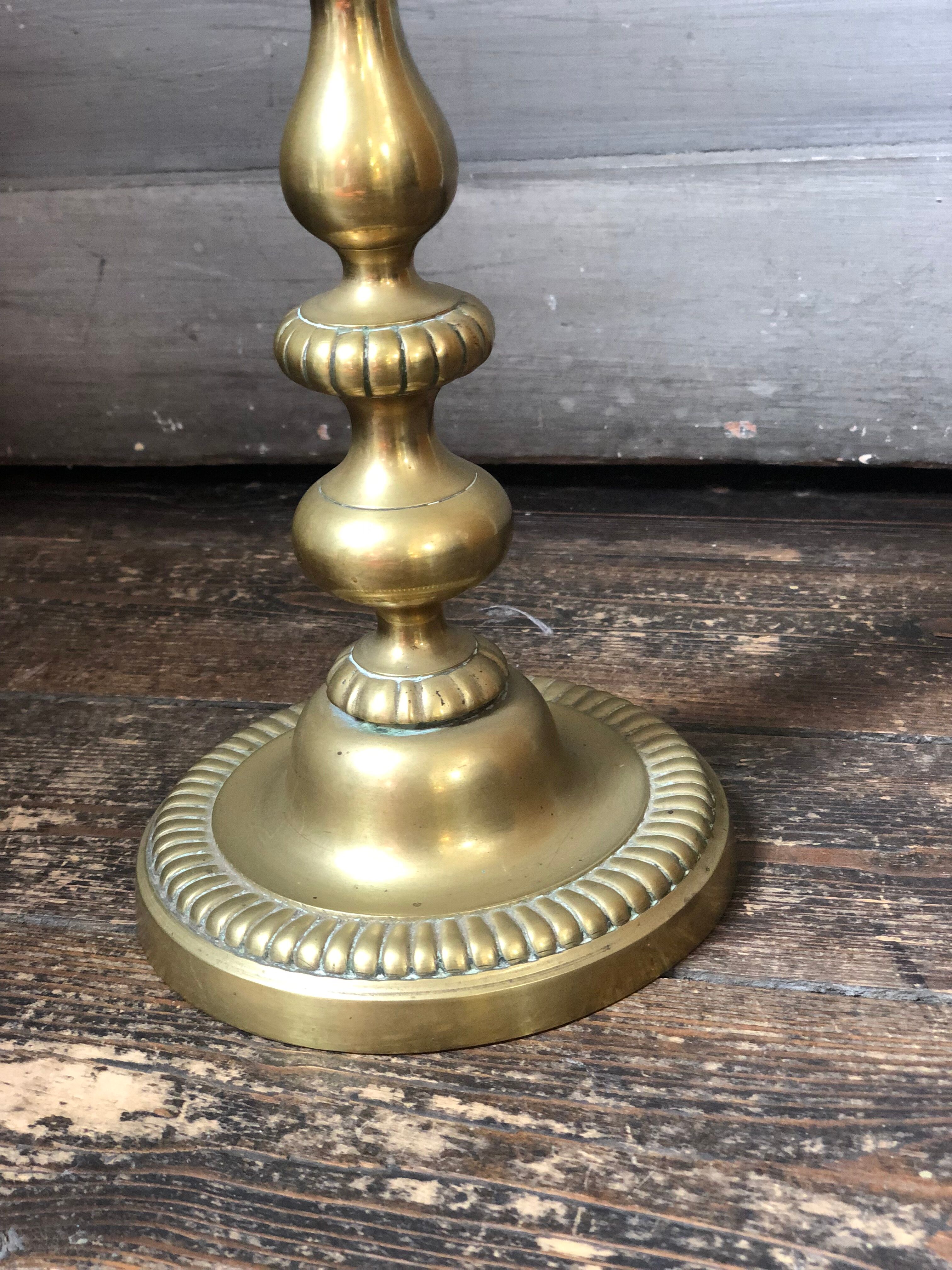 Brass candle holder
