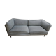 3-seater sofa Made, grey felt and black legs