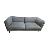 3-seater sofa Made, grey felt and black legs