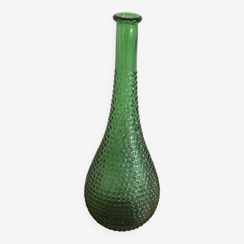 Empoli Italian glass bottle vase without cap
